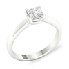 Thumbnail Image 4 of Diamond Solitaire Ring 1 ct tw Princess-cut 14K White Gold (SI2/I)