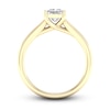 Thumbnail Image 3 of Diamond Solitaire Ring 1 ct tw Princess-cut 14K Yellow Gold (SI2/I)