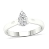 Thumbnail Image 1 of Diamond Solitaire Ring 3/4 ct tw Pear-shaped 14K White Gold (SI2/I)