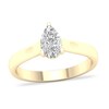 Thumbnail Image 1 of Diamond Solitaire Ring 3/4 ct tw Pear-shaped 14K Yellow Gold (SI2/I)