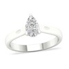 Thumbnail Image 1 of Diamond Solitaire Ring 3/4 ct tw Pear-shaped Platinum (SI2/I)