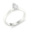 Thumbnail Image 3 of Diamond Solitaire Ring 3/4 ct tw Pear-shaped Platinum (SI2/I)