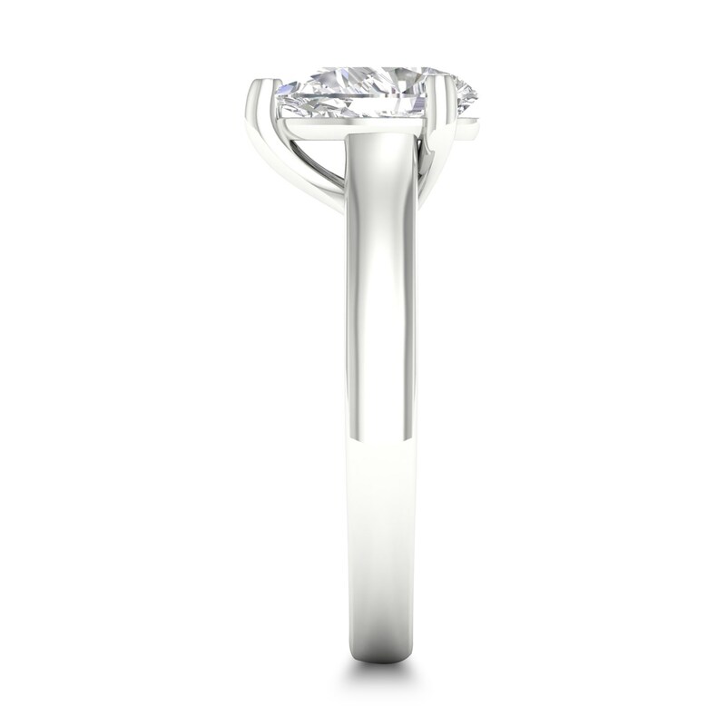 Diamond Solitaire Ring 1 ct tw Pear-shaped 14K White Gold (SI2/I)