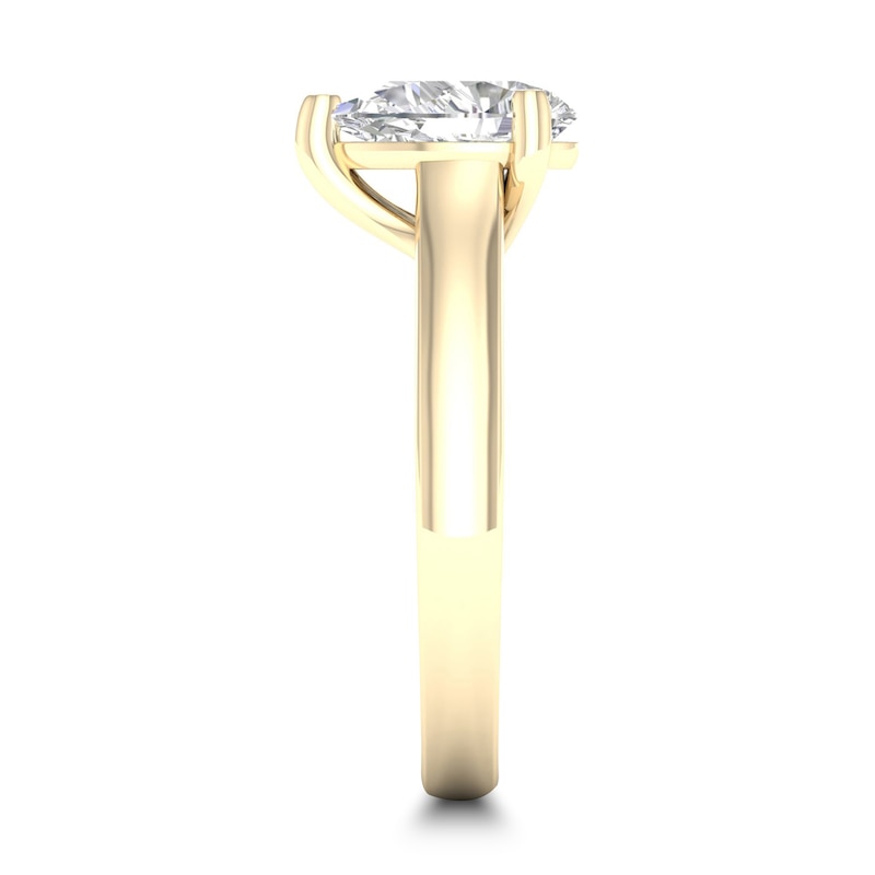 Diamond Solitaire Ring 1 ct tw Pear-shaped 14K Yellow Gold (SI2/I)
