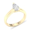 Thumbnail Image 3 of Diamond Solitaire Ring 1 ct tw Pear-shaped 14K Yellow Gold (SI2/I)