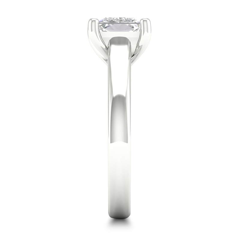 Main Image 2 of Diamond Solitaire Ring 2 ct tw Princess-cut 14K White Gold (I1/I)