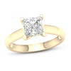 Thumbnail Image 0 of Diamond Solitaire Ring 2 ct tw Princess-cut 14K Yellow Gold (I1/I)