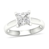 Thumbnail Image 1 of Diamond Solitaire Ring 2 ct tw Princess-cut Platinum (I1/I)