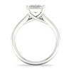 Thumbnail Image 3 of Diamond Solitaire Ring 2 ct tw Princess-cut Platinum (I1/I)