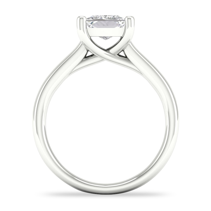 Main Image 3 of Diamond Solitaire Ring 2 ct tw Princess-cut 14K White Gold (SI2/I)