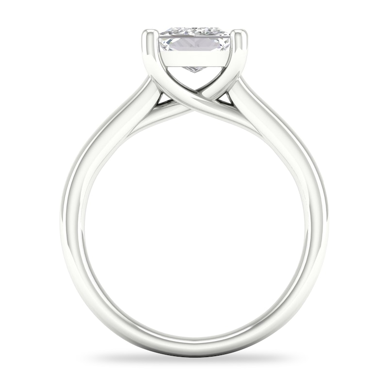 Main Image 3 of Diamond Solitaire Ring 2 ct tw Princess-cut Platinum (SI2/I)