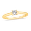 Thumbnail Image 0 of Diamond Solitaire Engagement Ring 1/3 ct tw Princess-cut 14K Yellow Gold (I2/I)