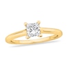 Thumbnail Image 0 of Diamond Solitaire Engagement Ring 7/8 ct tw Princess-cut 14K Yellow Gold (I2/I)