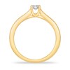 Thumbnail Image 2 of Diamond Solitaire Engagement Ring 1/2 ct tw Oval-cut 14K Yellow Gold (I2/I)