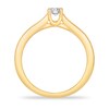 Thumbnail Image 2 of Diamond Solitaire Engagement Ring 1/2 ct tw Oval-cut 14K Yellow Gold (I2/I)