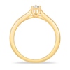 Thumbnail Image 3 of Diamond Solitaire Engagement Ring 1/2 ct tw Pear-shaped 14K Yellow Gold (I2/I)