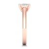 Thumbnail Image 2 of Diamond Solitaire Ring 1-1/4 ct tw Princess-cut 14K Rose Gold (I1/I)