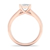 Thumbnail Image 3 of Diamond Solitaire Ring 1-1/4 ct tw Princess-cut 14K Rose Gold (I1/I)