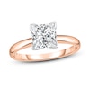Thumbnail Image 1 of Diamond Solitaire Ring 1 ct tw Princess 14K Rose Gold (I1/I)
