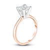 Thumbnail Image 3 of Diamond Solitaire Ring 1 ct tw Princess 14K Rose Gold (I1/I)