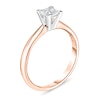 Thumbnail Image 1 of Diamond Solitaire Ring 1/5 ct tw Princess 14K Rose Gold (I1/I)
