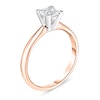 Thumbnail Image 1 of Diamond Solitaire Ring 1/4 ct tw Princess 14K Rose Gold (I1/I)