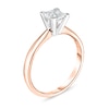 Thumbnail Image 2 of Diamond Solitaire Ring 1/3 ct tw Princess 14K Rose Gold (I1/I)