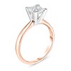 Thumbnail Image 1 of Diamond Solitaire Ring 5/8 ct tw Princess 14K Rose Gold (I1/I)