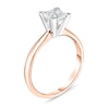 Thumbnail Image 2 of Diamond Solitaire Ring 1/2 ct tw Princess 14K Rose Gold (I1/I)