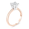 Thumbnail Image 1 of Diamond Solitaire Ring 3/4 ct tw Princess 14K Rose Gold (I1/I)