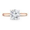 Thumbnail Image 2 of Diamond Solitaire Ring 1-7/8 ct tw Princess 14K Rose Gold (I2/I)