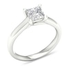 Thumbnail Image 4 of Diamond Solitaire Ring 1-1/4 ct tw Princess-cut Platinum (I1/I)