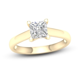 Diamond Solitaire Ring 1-1/4 ct tw Princess-cut 14K Yellow Gold (SI2/I)