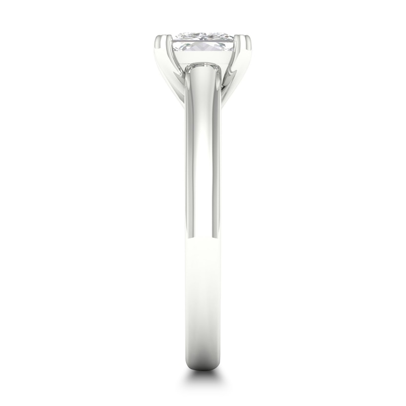 Main Image 2 of Diamond Solitaire Ring 1-1/4 ct tw Princess-cut Platinum (SI2/I)