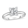 Thumbnail Image 1 of Diamond Solitaire Ring 1 ct tw Princess 14K White Gold (I1/I)