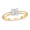 Thumbnail Image 1 of Diamond Solitaire Ring 1/3 ct tw Princess 14K Yellow Gold (I1/I)