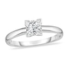 Thumbnail Image 1 of Diamond Solitaire Ring 3/8 ct tw Princess 14K White Gold (I1/I)