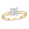 Thumbnail Image 1 of Diamond Solitaire Ring 5/8 ct tw Princess 14K Yellow Gold (I1/I)