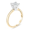 Thumbnail Image 2 of Diamond Solitaire Ring 5/8 ct tw Princess 14K Yellow Gold (I1/I)