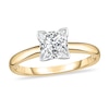 Thumbnail Image 1 of Diamond Solitaire Ring 7/8 ct tw Princess 14K Yellow Gold (I1/I)