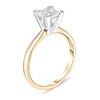 Thumbnail Image 2 of Diamond Solitaire Ring 7/8 ct tw Princess 14K Yellow Gold (I1/I)