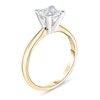 Thumbnail Image 2 of Diamond Solitaire Ring 1/2 ct tw Princess 14K Yellow Gold (I1/I)