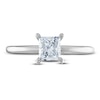 Thumbnail Image 3 of Diamond Solitaire Ring 1 ct tw Princess 14K White Gold (I2/I)