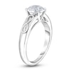 Thumbnail Image 2 of Diamond Solitaire Infinity Engagement Ring 1/2 ct tw Round 14K White Gold (I2/I)