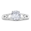 Thumbnail Image 2 of Diamond Solitaire Infinity Engagement Ring 1/2 ct tw Round 14K White Gold (I2/I)