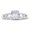 Thumbnail Image 3 of Diamond Solitaire Infinity Engagement Ring 1/2 ct tw Round 14K White Gold (I2/I)