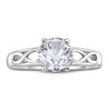 Thumbnail Image 2 of Diamond Solitaire Infinity Engagement Ring 1/2 ct tw Round 14K White Gold (I2/I)