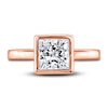 Thumbnail Image 3 of Diamond Solitaire Engagement Ring 2 ct tw Bezel-Set Princess 14K Rose Gold (I2/I)
