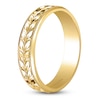 Thumbnail Image 2 of Kirk Kara Men's Floral Wedding Band 14K Yellow Gold