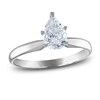 Thumbnail Image 1 of Diamond Solitaire Ring 3/4 ct tw Pear 14K White Gold (I2/I)